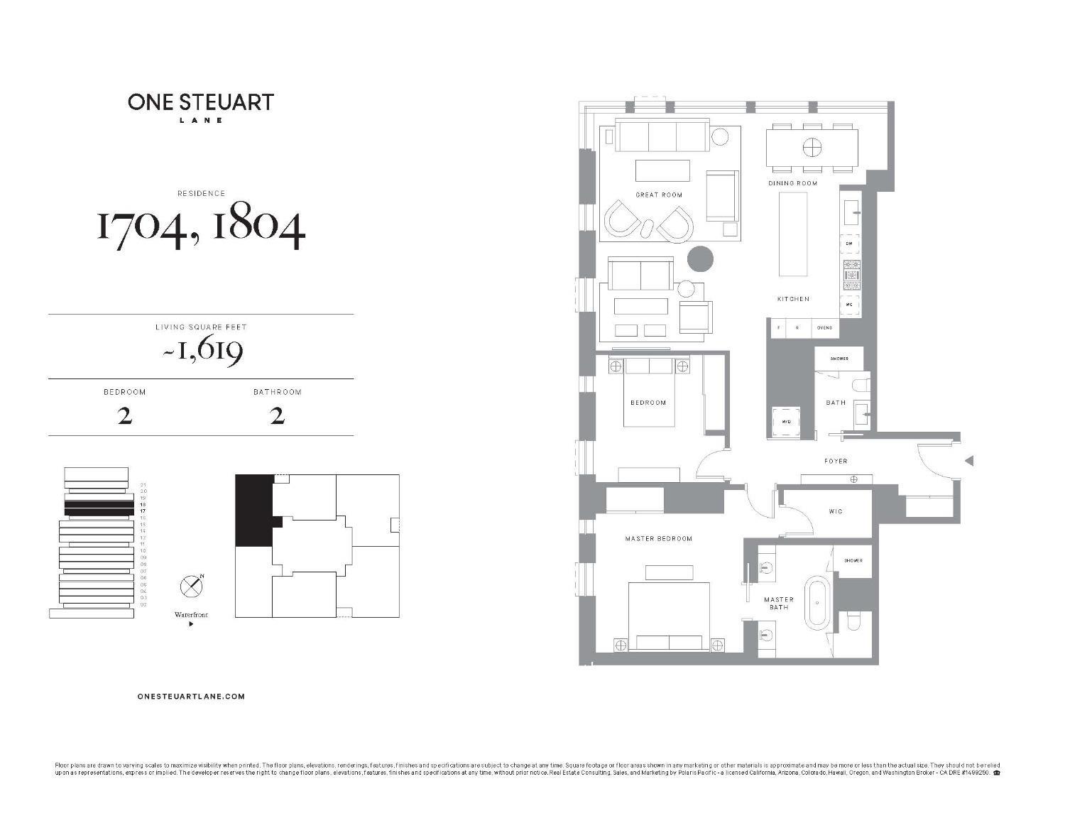 1 Steuart UNIT 1704, San Francisco, CA, 94105