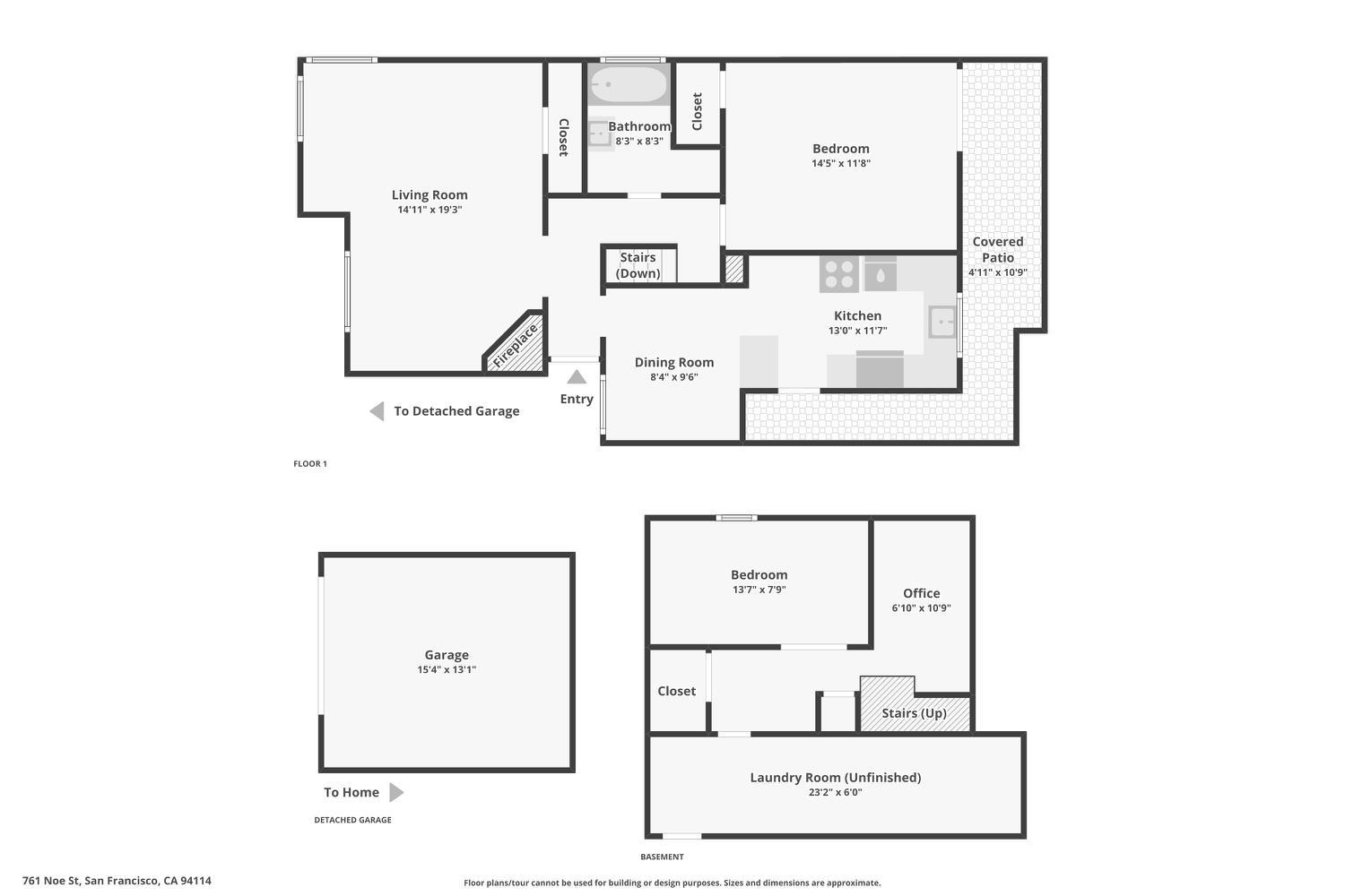 Detail Gallery Image 51 of 51 For 761 Noe St, San Francisco,  CA 94114 - 2 Beds | 1 Baths