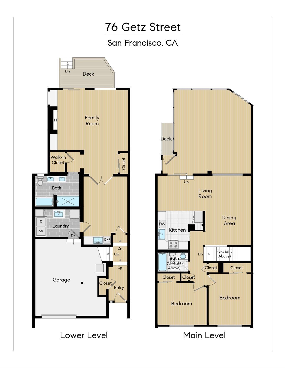 Detail Gallery Image 54 of 54 For 76 Getz St, San Francisco,  CA 94112 - 3 Beds | 2 Baths