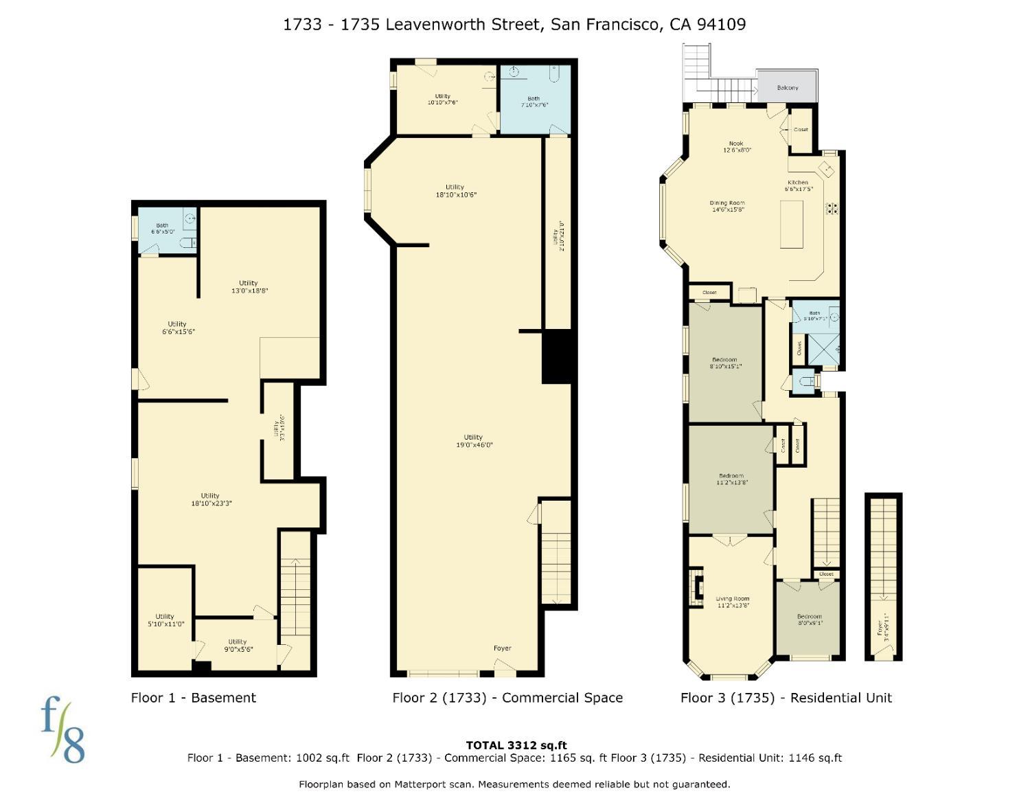 Detail Gallery Image 67 of 72 For 1733 Leavenworth St, San Francisco,  CA 94109 - – Beds | – Baths