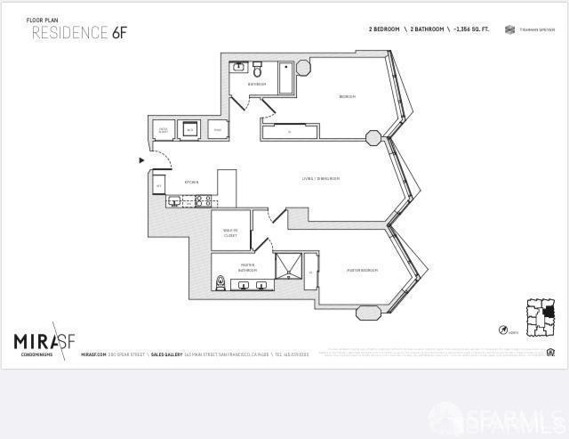 Detail Gallery Image 18 of 39 For 280 Spear St 6f,  San Francisco,  CA 94105 - 2 Beds | 2 Baths