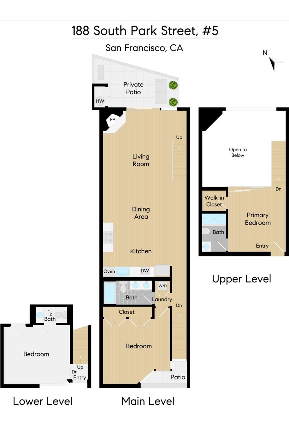 Detail Gallery Image 38 of 38 For 188 South Park St #5,  San Francisco,  CA 94107 - 3 Beds | 2/1 Baths