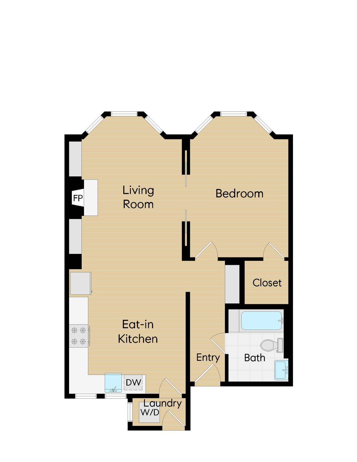 Detail Gallery Image 14 of 14 For 1485 Church St #4,  San Francisco,  CA 94131 - 1 Beds | 1 Baths