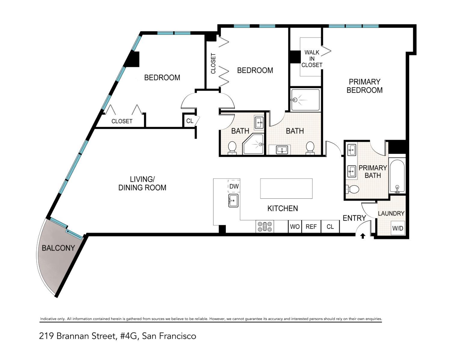 Detail Gallery Image 29 of 29 For 219 Brannan St 4g,  San Francisco,  CA 94107 - 3 Beds | 3 Baths