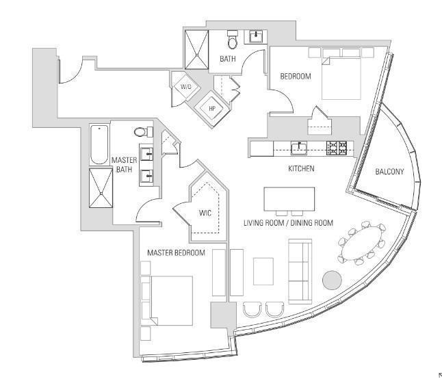 Detail Gallery Image 25 of 46 For 201 Folsom St 16e,  San Francisco,  CA 94105 - 2 Beds | 2 Baths