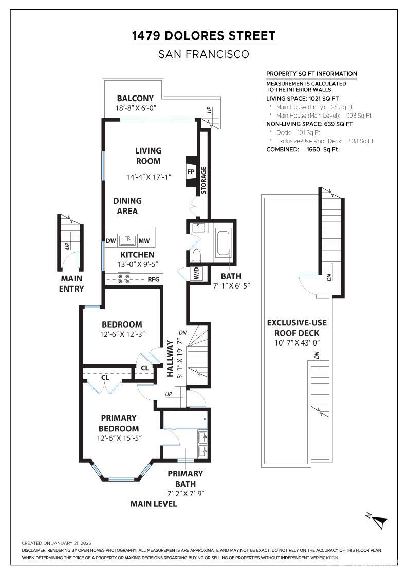 Detail Gallery Image 3 of 54 For 1479 Dolores St, San Francisco,  CA 94110 - 2 Beds | 2 Baths