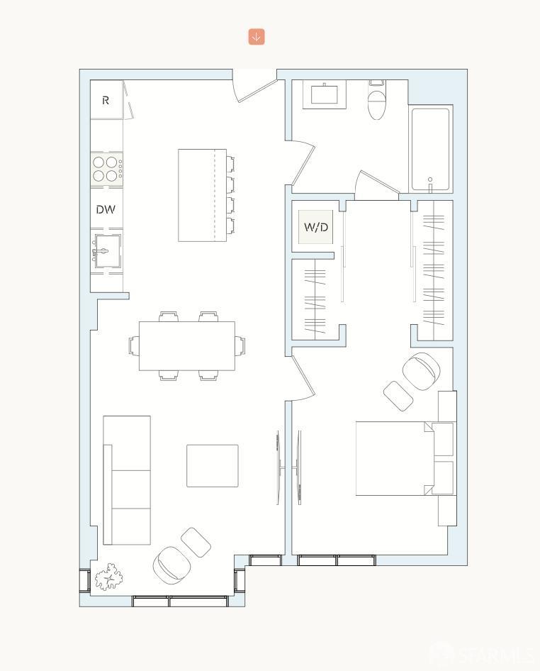 Detail Gallery Image 10 of 10 For 988 Harrison St Wd7,  San Francisco,  CA 94107 - 1 Beds | 1 Baths