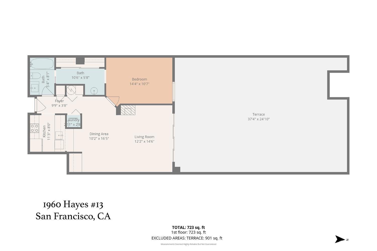 Detail Gallery Image 24 of 25 For 1960 Hayes St #13,  San Francisco,  CA 94117 - 1 Beds | 1/1 Baths