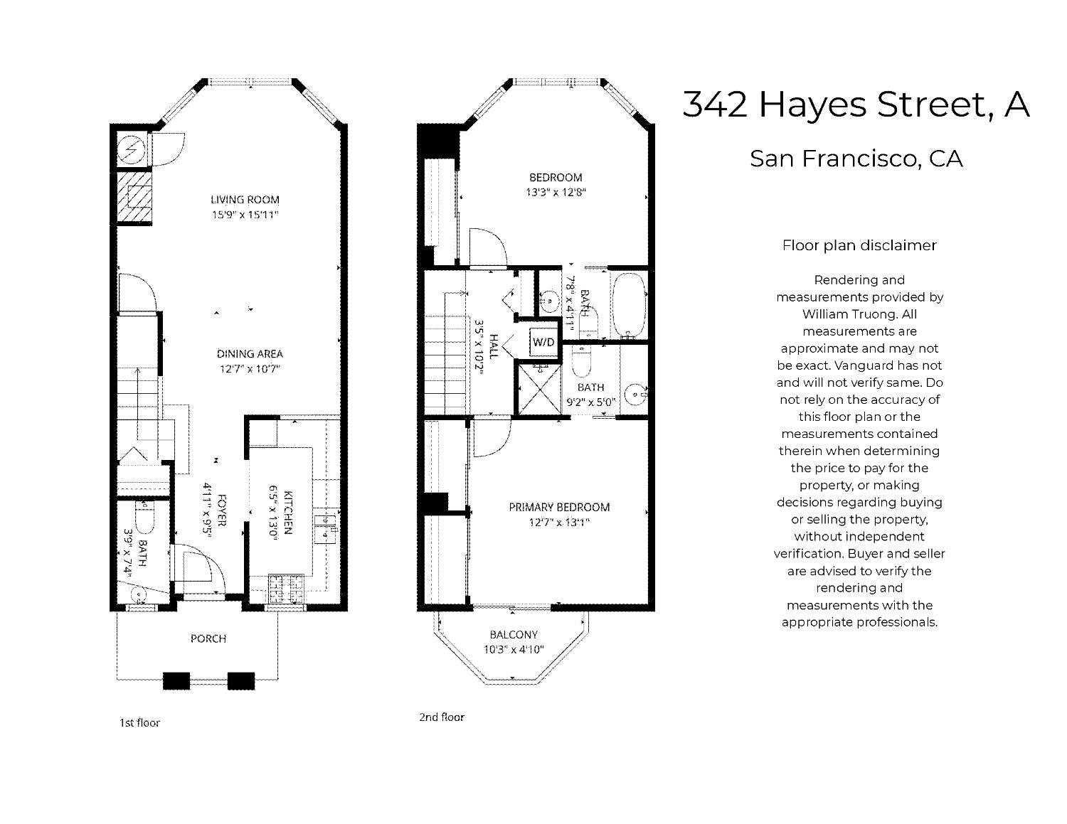 Detail Gallery Image 34 of 40 For 342 Hayes St a,  San Francisco,  CA 94102 - 2 Beds | 2/1 Baths