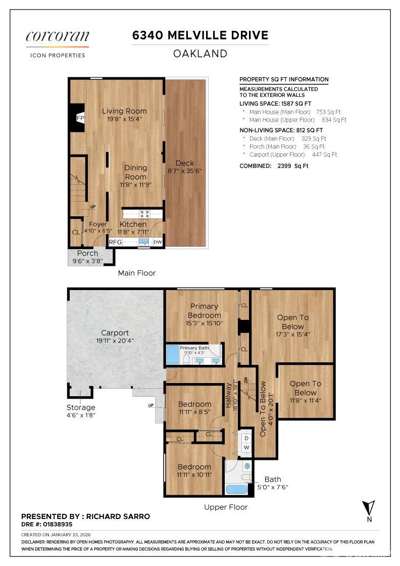 Detail Gallery Image 8 of 69 For 6340 Melville Dr, Oakland,  CA 94611 - 3 Beds | 2 Baths