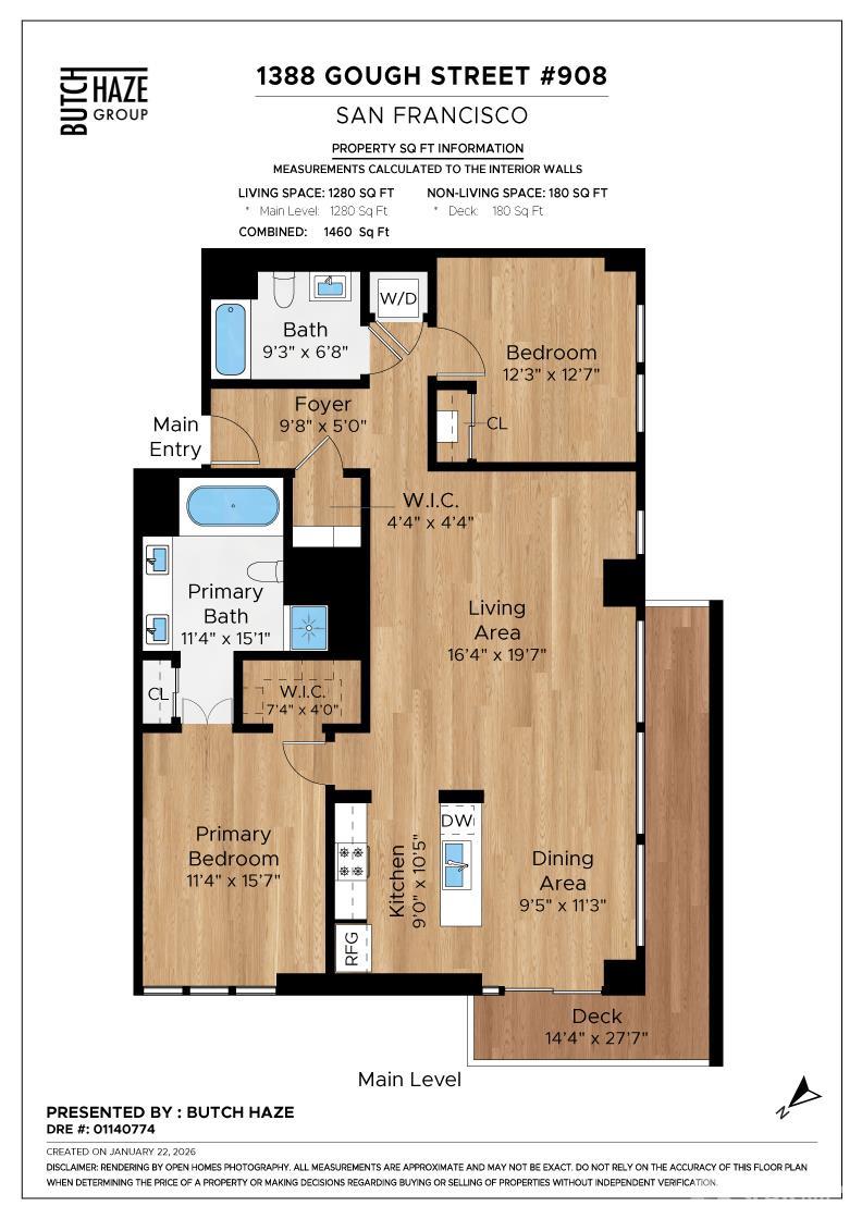 Detail Gallery Image 14 of 14 For 1388 Gough St #908,  San Francisco,  CA 94109 - 2 Beds | 2 Baths