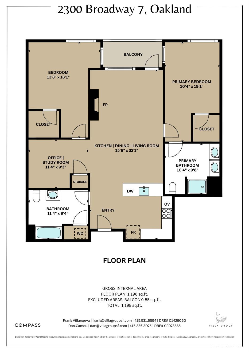 Detail Gallery Image 36 of 36 For 2300 Broadway #7,  Oakland,  CA 94612 - 2 Beds | 2 Baths