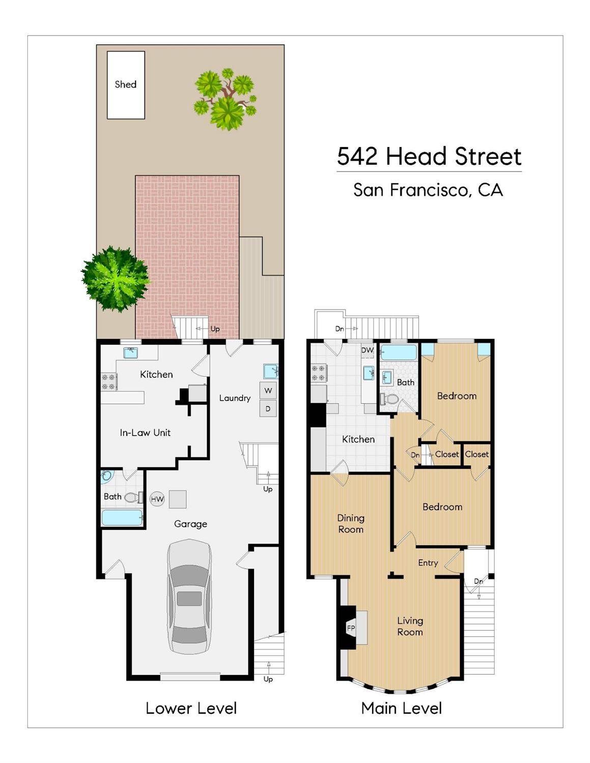 Detail Gallery Image 33 of 36 For 542 Head St, San Francisco,  CA 94132 - 2 Beds | 1 Baths