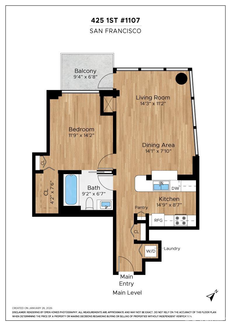 Detail Gallery Image 16 of 54 For 425 1st St #1107,  San Francisco,  CA 94105 - 1 Beds | 1 Baths