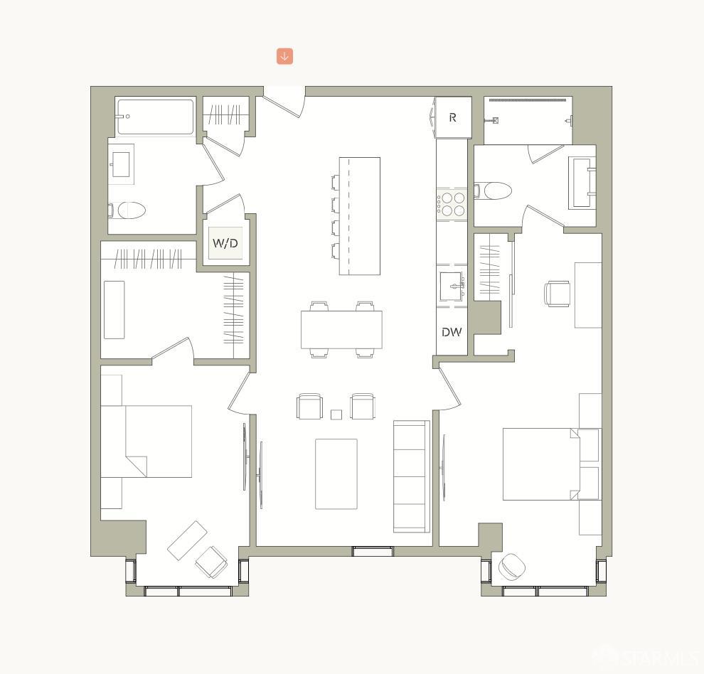 Detail Gallery Image 3 of 3 For 988 Harrison St Sc8,  San Francisco,  CA 94107 - 2 Beds | 2 Baths