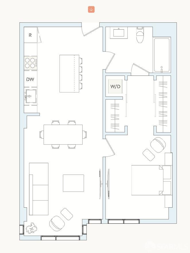 Detail Gallery Image 2 of 11 For 988 Harrison St Wd4,  San Francisco,  CA 94107 - 1 Beds | 1 Baths