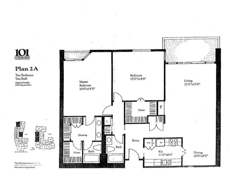 Detail Gallery Image 61 of 61 For 101 Lombard 407w,  San Francisco,  CA 94111 - 2 Beds | 2 Baths