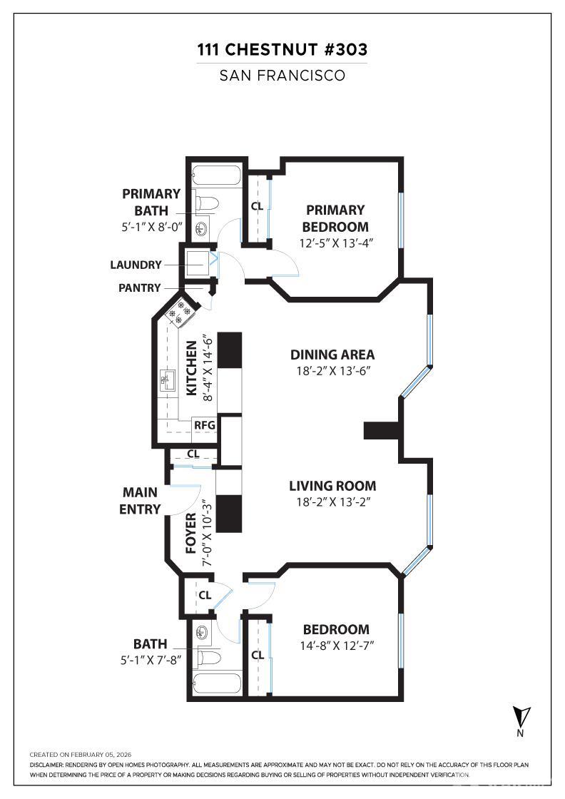 Detail Gallery Image 29 of 39 For 111 Chestnut St #303,  San Francisco,  CA 94111 - 2 Beds | 2 Baths