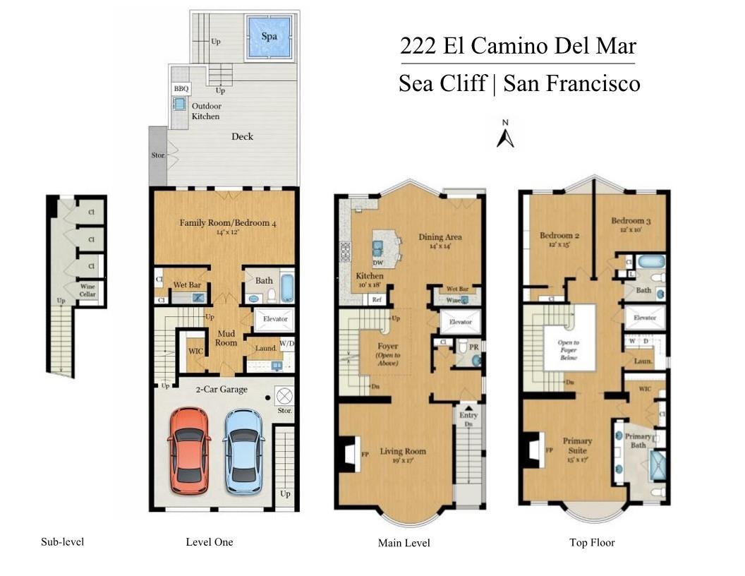 Detail Gallery Image 42 of 69 For 222 El Camino Del Mar, San Francisco,  CA 94121 - 4 Beds | 3/1 Baths