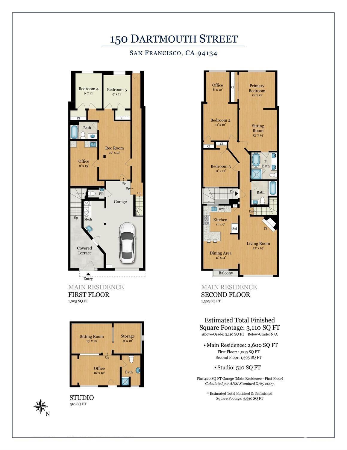 Detail Gallery Image 43 of 43 For 150 Dartmouth St, San Francisco,  CA 94134 - 5 Beds | 5 Baths