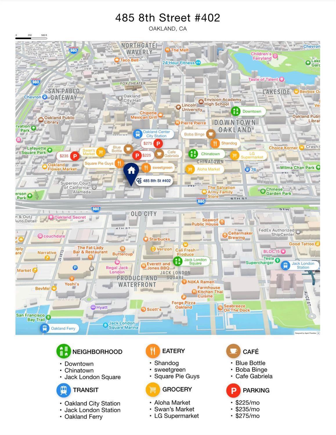 Detail Gallery Image 14 of 15 For 485 8th St #501,  Oakland,  CA 94607 - 1 Beds | 1 Baths