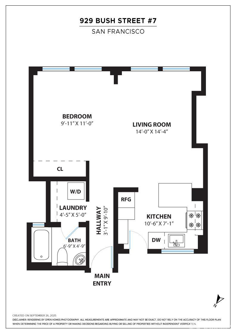 Detail Gallery Image 26 of 26 For 929 Bush St #7,  San Francisco,  CA 94109 - 0 Beds | 1 Baths