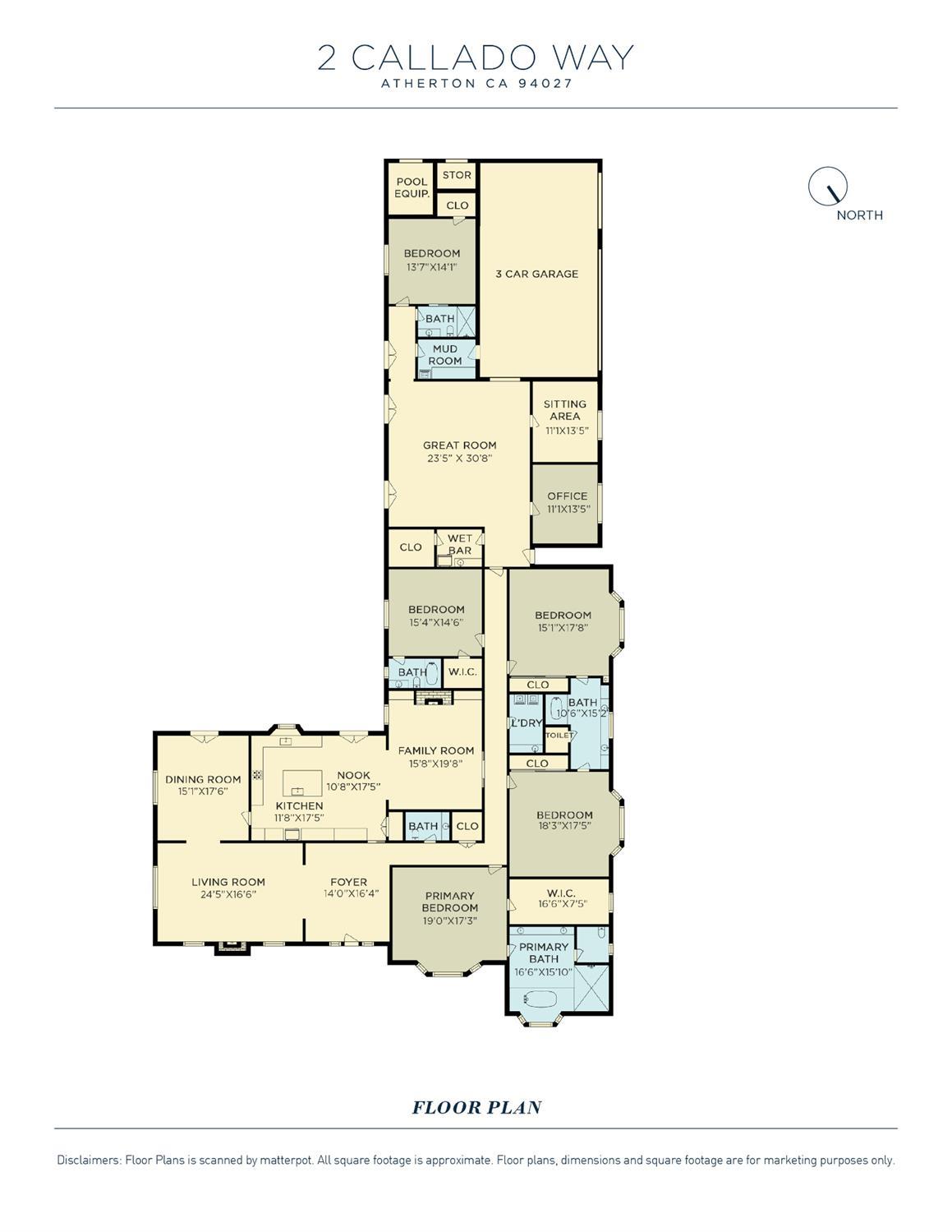 Detail Gallery Image 21 of 22 For 2 Callado Way, Atherton,  CA 94027 - 5 Beds | 4/1 Baths