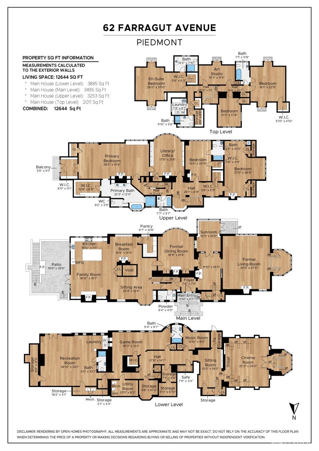Detail Gallery Image 67 of 74 For 62 Farragut Ave, Piedmont,  CA 94610 - 6 Beds | 8/1 Baths