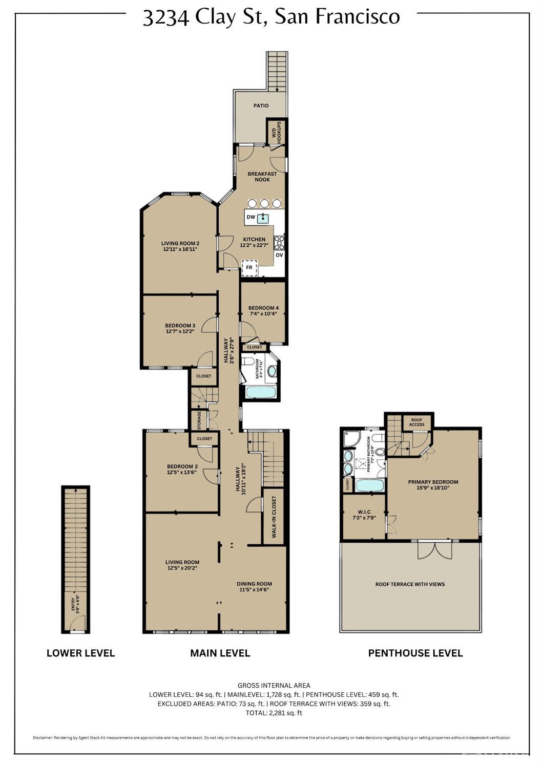 Detail Gallery Image 75 of 78 For 3234 Clay St, San Francisco,  CA 94115 - – Beds | – Baths