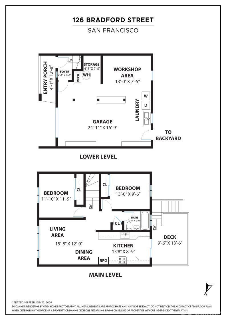 Detail Gallery Image 7 of 52 For 126 Bradford St, San Francisco,  CA 94110 - 2 Beds | 1 Baths