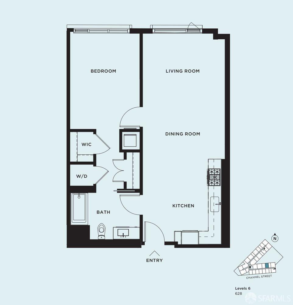 Detail Gallery Image 63 of 63 For 110 Channel St #628,  San Francisco,  CA 94158 - 1 Beds | 1 Baths