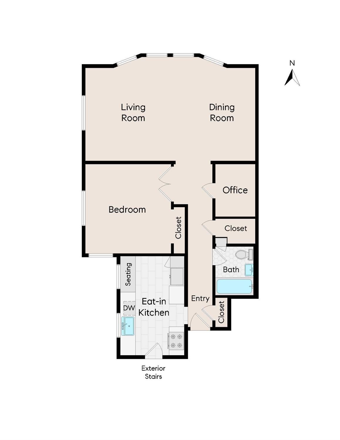 Detail Gallery Image 27 of 27 For 1468 Francisco St #4,  San Francisco,  CA 94123 - 1 Beds | 1 Baths