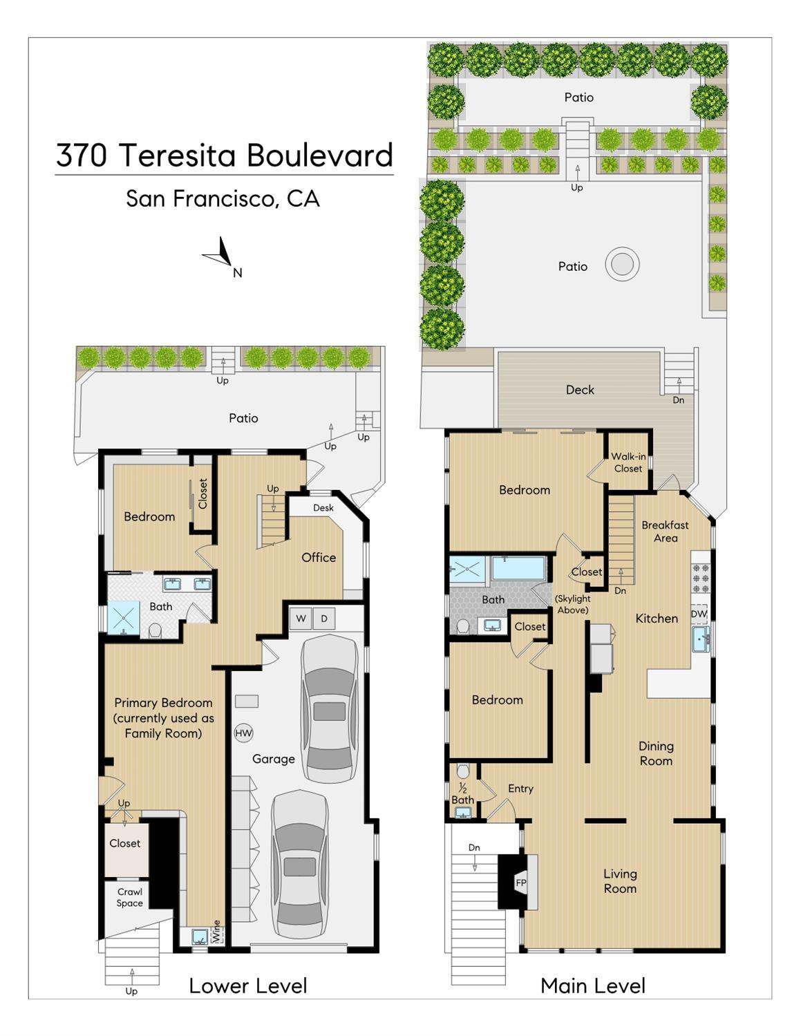 Detail Gallery Image 60 of 65 For 370 Teresita Blvd, San Francisco,  CA 94127 - 4 Beds | 2/1 Baths