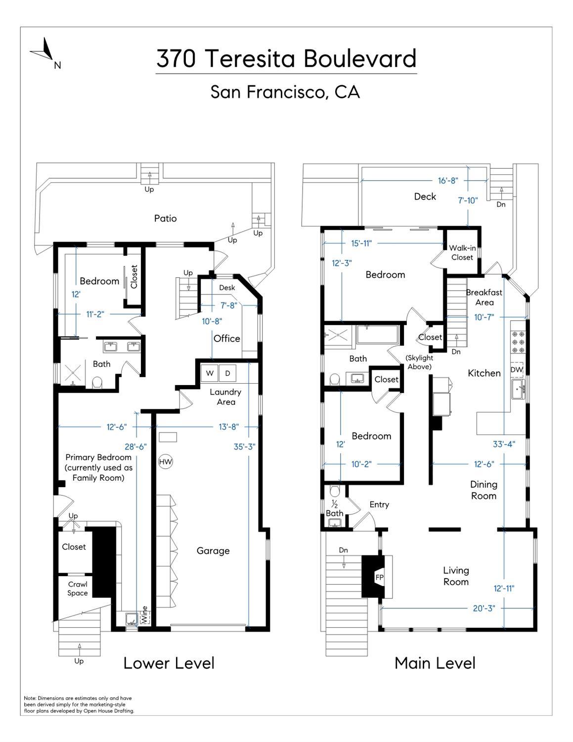 Detail Gallery Image 62 of 65 For 370 Teresita Blvd, San Francisco,  CA 94127 - 4 Beds | 2/1 Baths