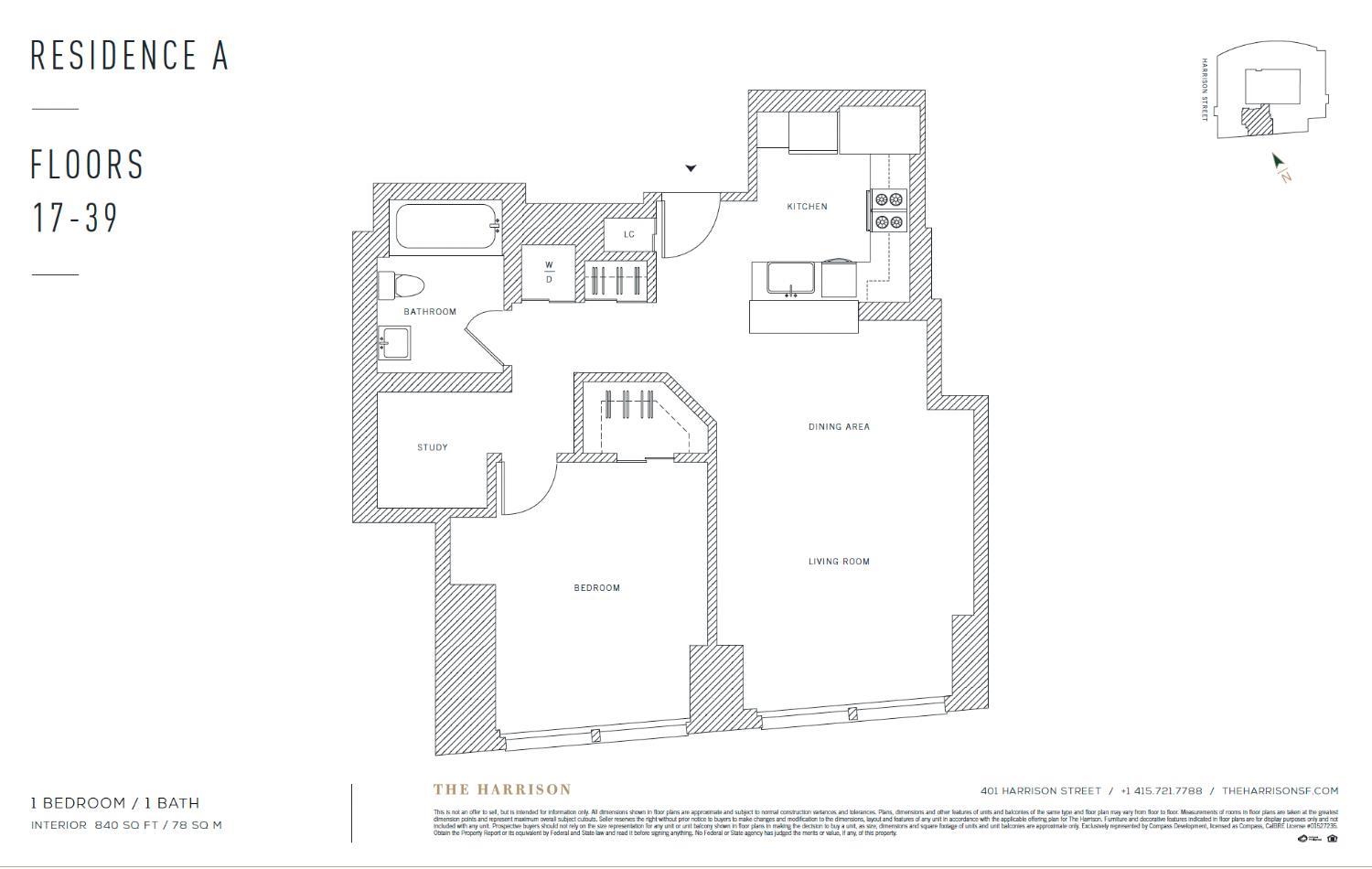 Detail Gallery Image 27 of 28 For 401 Harrison St 19a,  San Francisco,  CA 94105 - 1 Beds | 1 Baths