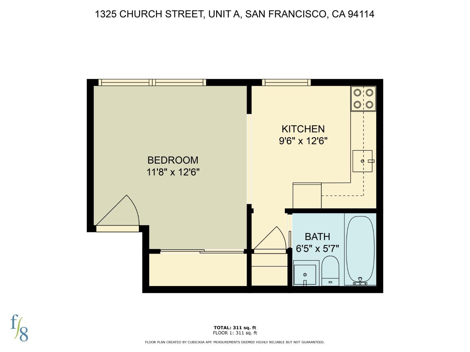 Detail Gallery Image 13 of 21 For 1325 Church St a,  San Francisco,  CA 94114 - 0 Beds | 1 Baths