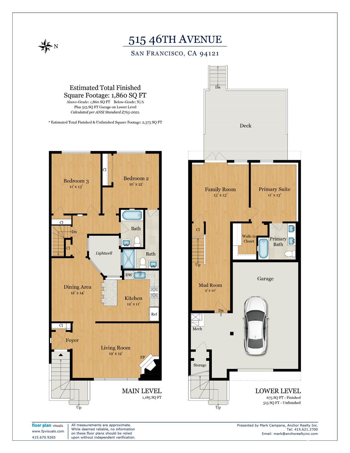 Detail Gallery Image 33 of 34 For 515 46th Ave, San Francisco,  CA 94121 - 3 Beds | 3 Baths