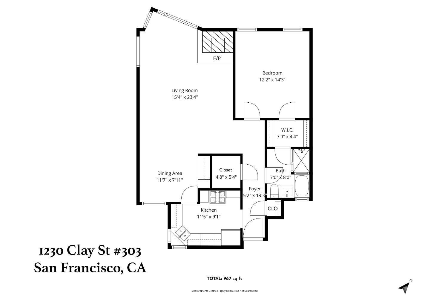 Detail Gallery Image 20 of 31 For 1230 Clay St #303,  San Francisco,  CA 94108 - 1 Beds | 1 Baths