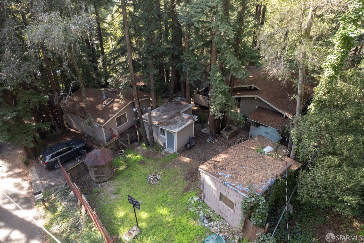 Detail Gallery Image 3 of 14 For 11643 Upper Van Allen Rd, Felton,  CA 95018 - 2 Beds | 1 Baths