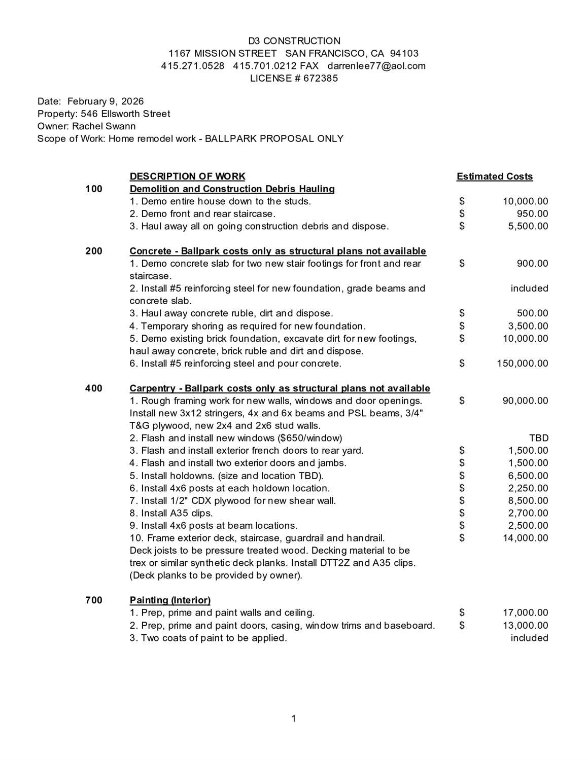 Detail Gallery Image 14 of 19 For 546 Ellsworth St, San Francisco,  CA 94110 - 3 Beds | 1 Baths