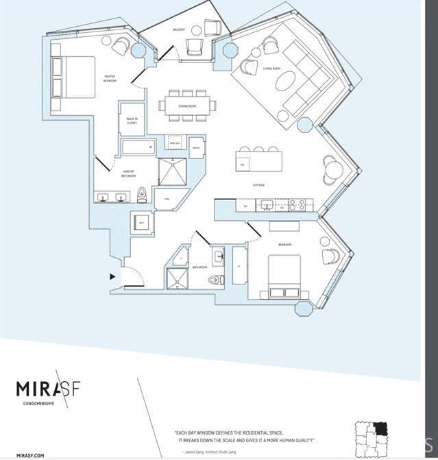 Detail Gallery Image 25 of 45 For 280 Spear St 27g,  San Francisco,  CA 94105 - 2 Beds | 2 Baths