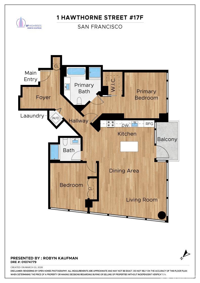 Detail Gallery Image 27 of 47 For 1 Hawthorne St 17f,  San Francisco,  CA 94105 - 2 Beds | 2 Baths