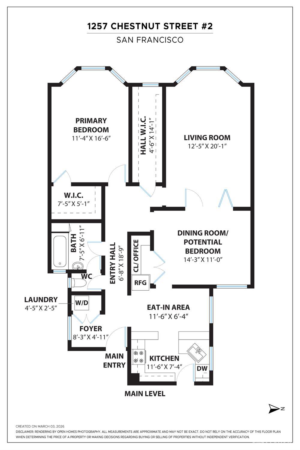 Detail Gallery Image 39 of 53 For 1257 Chestnut St #2,  San Francisco,  CA 94109 - 1 Beds | 1 Baths