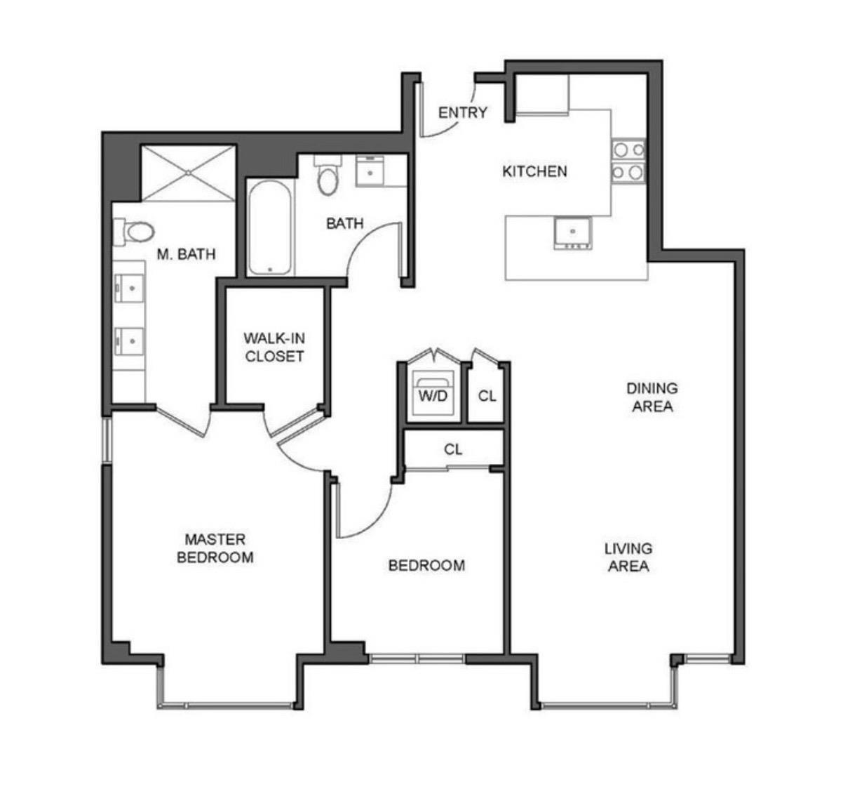 Detail Gallery Image 45 of 51 For 3620 Cesar Chavez St #203,  San Francisco,  CA 94110 - 2 Beds | 2 Baths