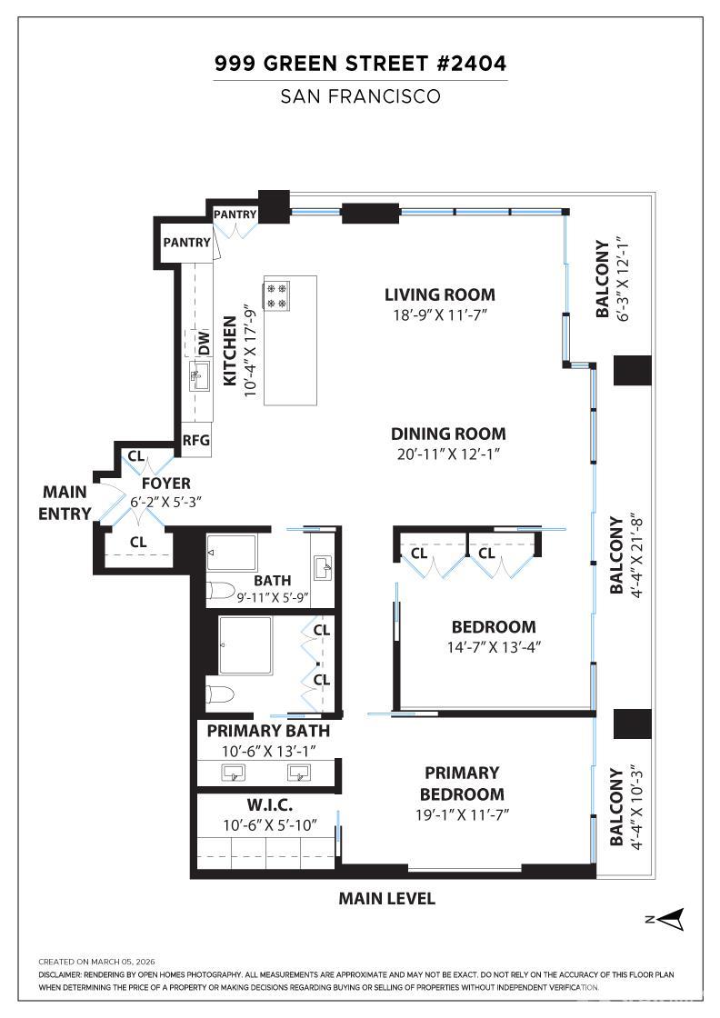 Detail Gallery Image 78 of 78 For 999 Green St #2404,  San Francisco,  CA 94133 - 2 Beds | 2 Baths