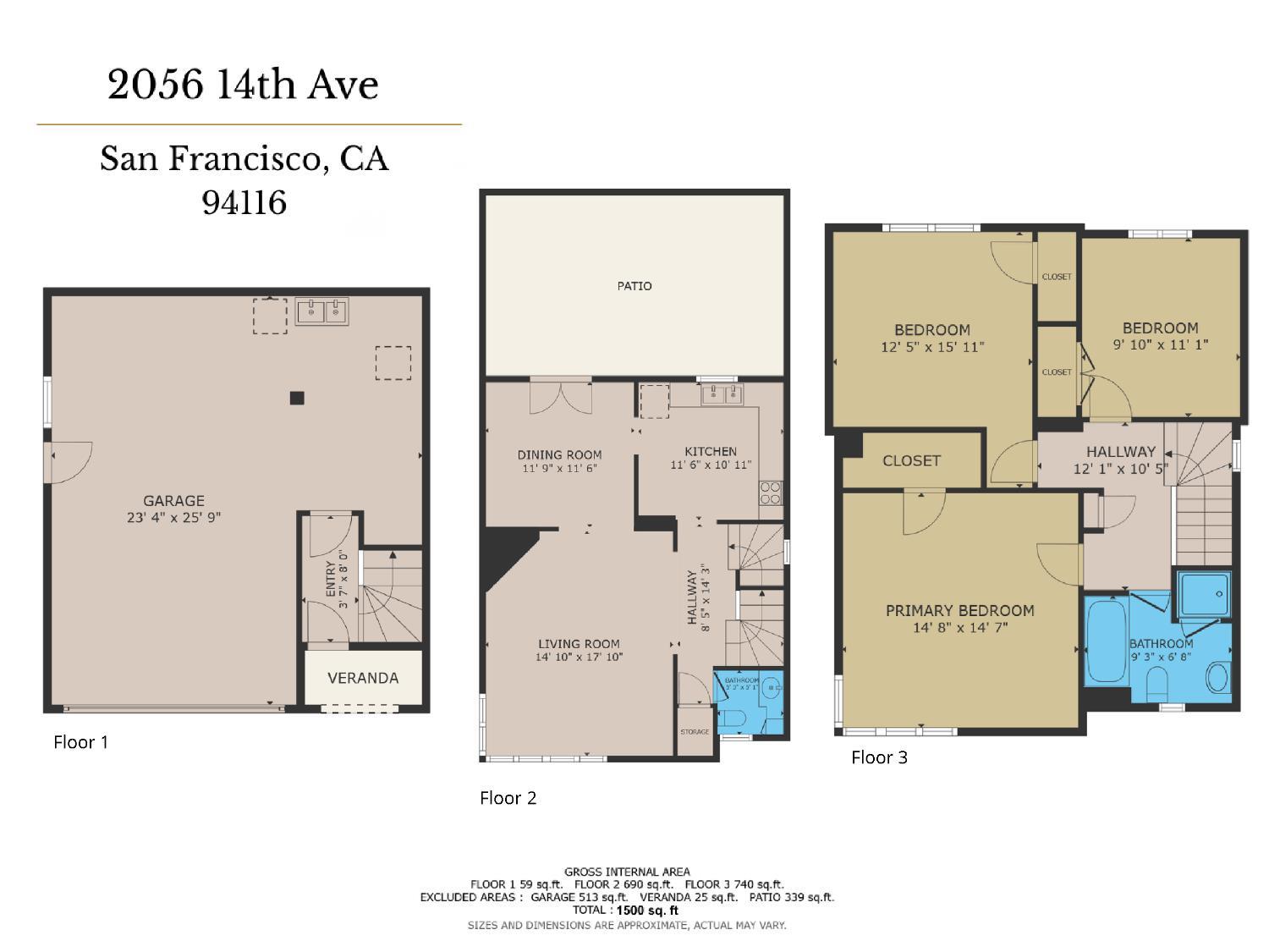 Detail Gallery Image 6 of 81 For 2056 14th Ave, San Francisco,  CA 94116 - 3 Beds | 1/1 Baths