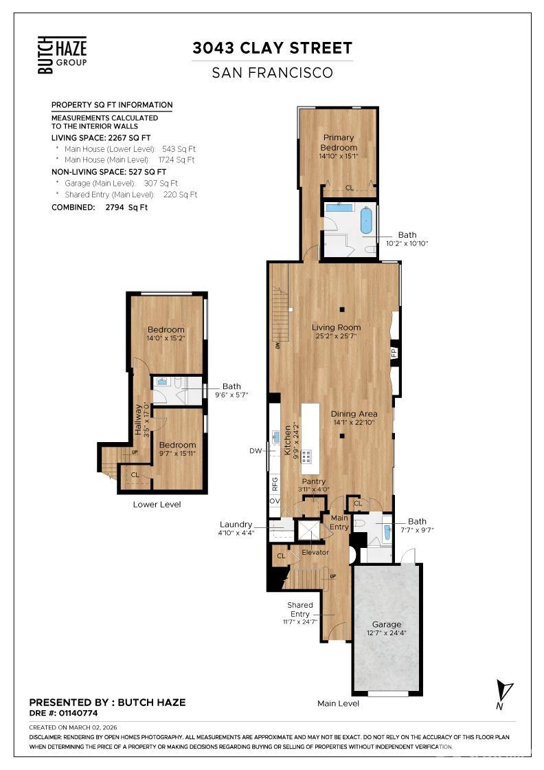 Detail Gallery Image 16 of 16 For 3043 Clay St #1,  San Francisco,  CA 94115 - 3 Beds | 3 Baths