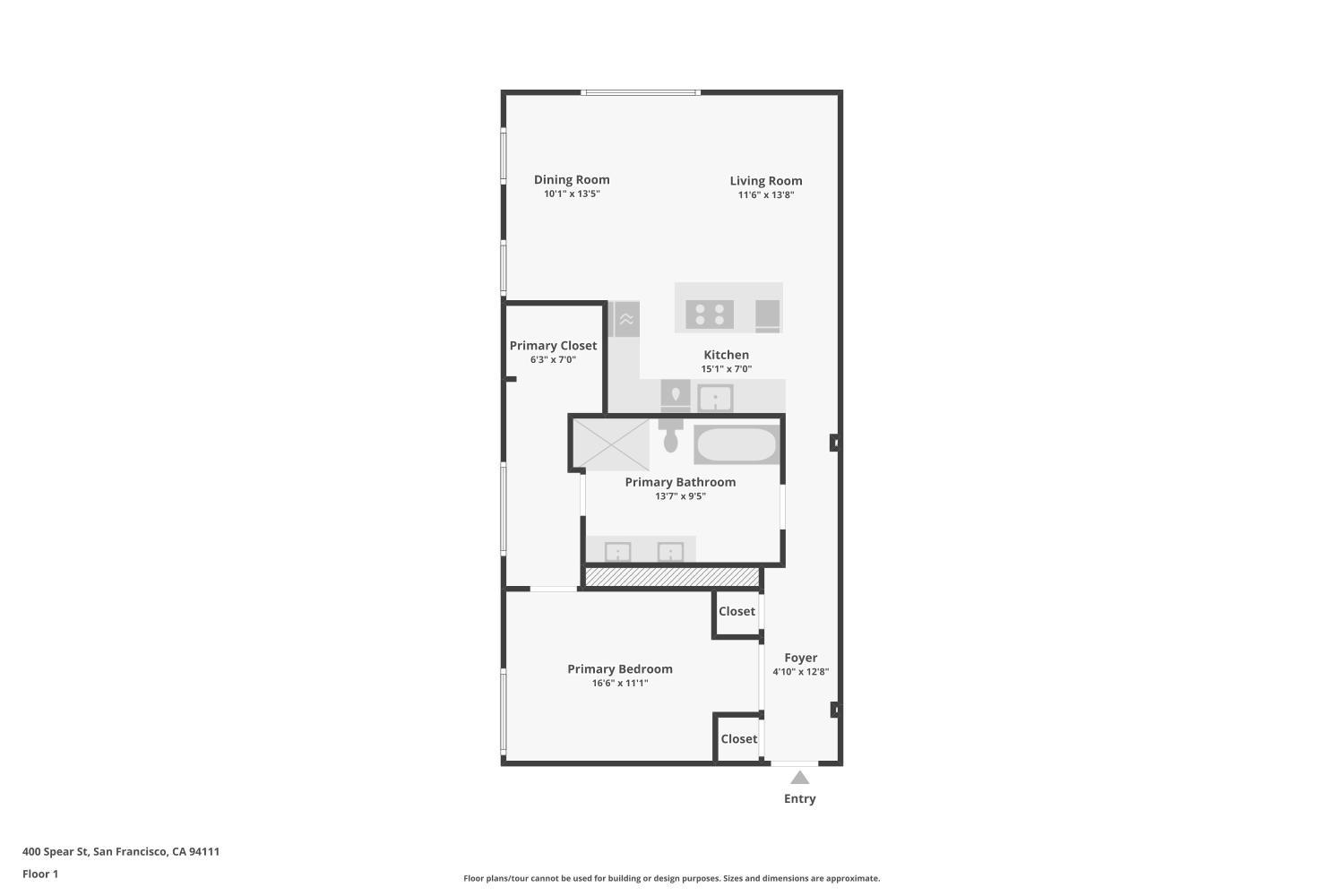 Detail Gallery Image 46 of 50 For 400 Spear St #203,  San Francisco,  CA 94105 - 1 Beds | 1 Baths