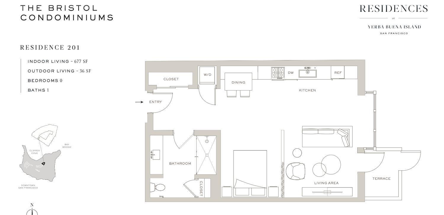 1 Bristol UNIT 201, San Francisco, CA, 94130