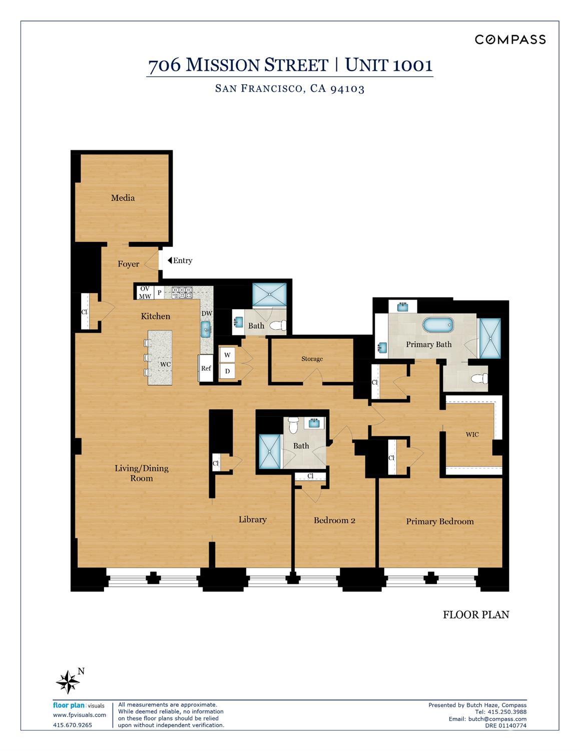 Detail Gallery Image 25 of 37 For 706 Mission St #1001,  San Francisco,  CA 94103 - 3 Beds | 3 Baths